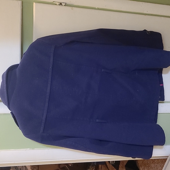 George Ladies Purple Toggle Zipper Fashion Coat - Picture 3 of 4